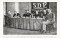 Eerste partijbestuur van de Sociaal-Democratische Partij (SDP), van links naar rechts: Sam de Wolff, Willem van Ravensteijn, Herman Gorter, David Wijnkoop, Louis de Visser, G. Mannoury en J. Ceton (23 mei 1909).