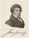 Jacob van Lennep. Gravure door W. Grebner naar P. Velijn met handtekening van de schrijver (circa 1837).