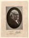 Nicolaas Beets door R.R., met handtekening van de schrijver(circa 1895).