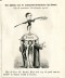 Hoe de heer Cd. Busken Huet zich 'op de punt van een naald' in balans tracht te houden. Spotprent in 'Uilenspiegel' (1870).