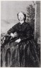 Anne Dorothée van der Tholl, de echtgenote van Busken Huet (circa 1860).