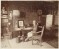 Couperus in zijn werkkamer (circa 1923).
