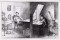 Twee briefschrijvers. Rechts: Multatuli aan Tine. Spotprent in 'De Amsterdammer' (22 juni 1890).