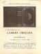 Reclamedrukwerk voor de 25ste druk van de 'Camera Obscura'(1909).