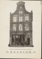 Bilderdijks sterfhuis aan de Grote Markt te Haarlem metgedenksteen (1885).