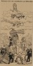 'Ontwerp voor een standbeeld van Bilderdijk'. Karikatuur door P.Kroon uit 'Uilenspiegel' (28 april 1906).