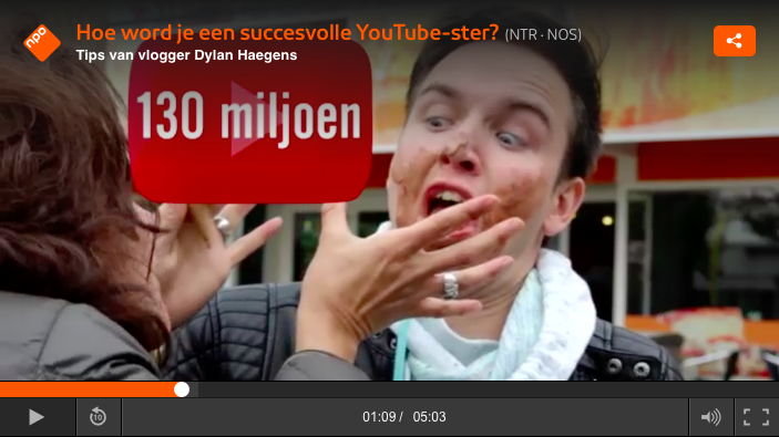 YouTube tips van Dylan Haegens